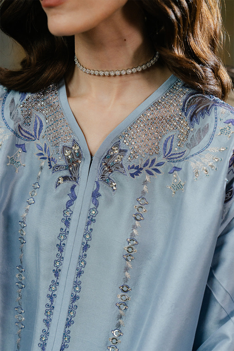 Ciro Summer Blue Raw Silk Set Luxury Aneeka Ruknuddin Aneeka ciro-summer-blue-raw-silk-set-luxury-aneeka-ruknuddin-aneeka